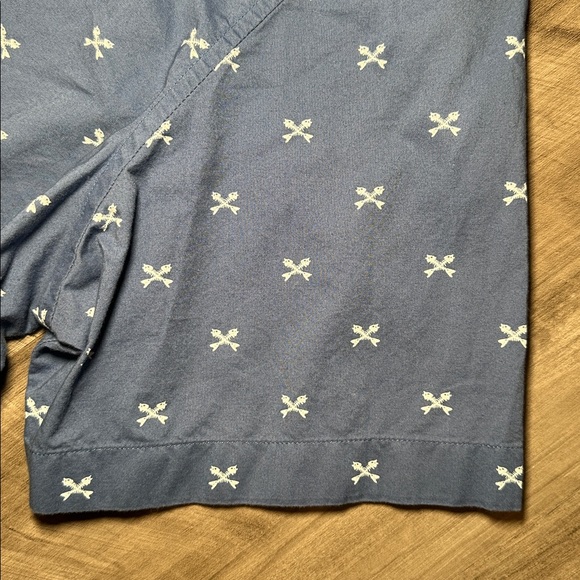 Vineyard Vines Slim Fit Murray Shirt Fish Bones Short Sleeve Button Down- Large - Picture 4 of 8